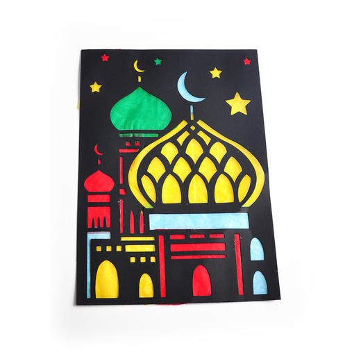 幼儿园课堂手工DIY创意美工马来教堂材料包 商品图7