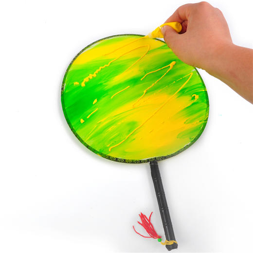 幼儿园课堂手工DIY美丽的宫扇布料材料包 商品图2