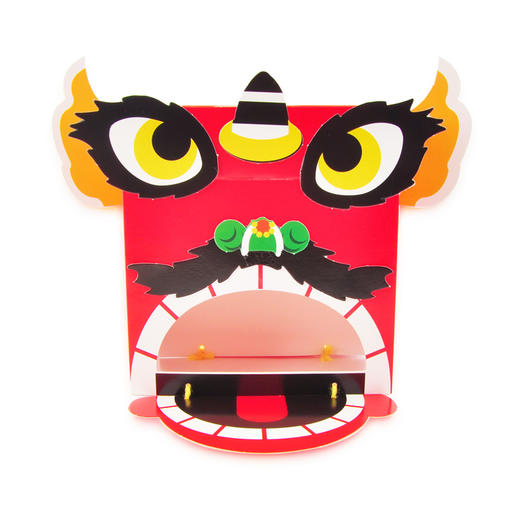 幼儿园课堂手工DIY创意手工小舞狮材料包 商品图2