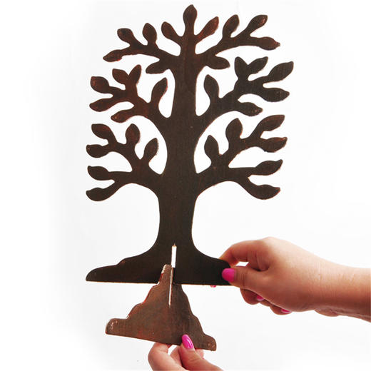 幼儿园课堂手工DIY创意美工木质发财树材料包 商品图2