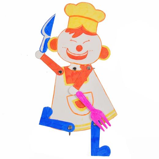 幼儿园课堂手工DIY创意美工快乐小厨师材料包 商品图12