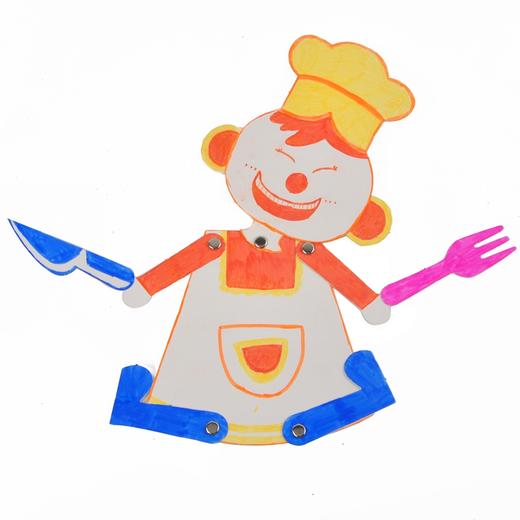 幼儿园课堂手工DIY创意美工快乐小厨师材料包 商品图11