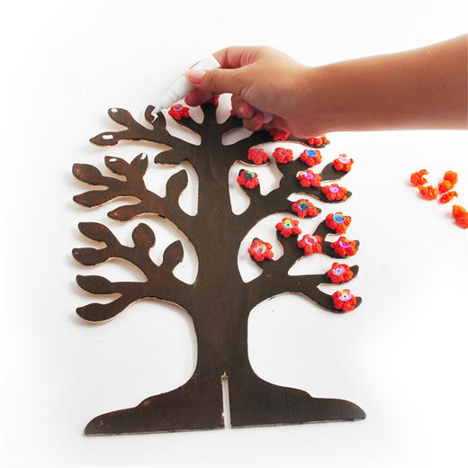 幼儿园课堂手工DIY创意美工木质发财树材料包 商品图6