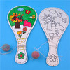幼儿园课堂手工DIY木质手绘球拍材料包 商品缩略图13