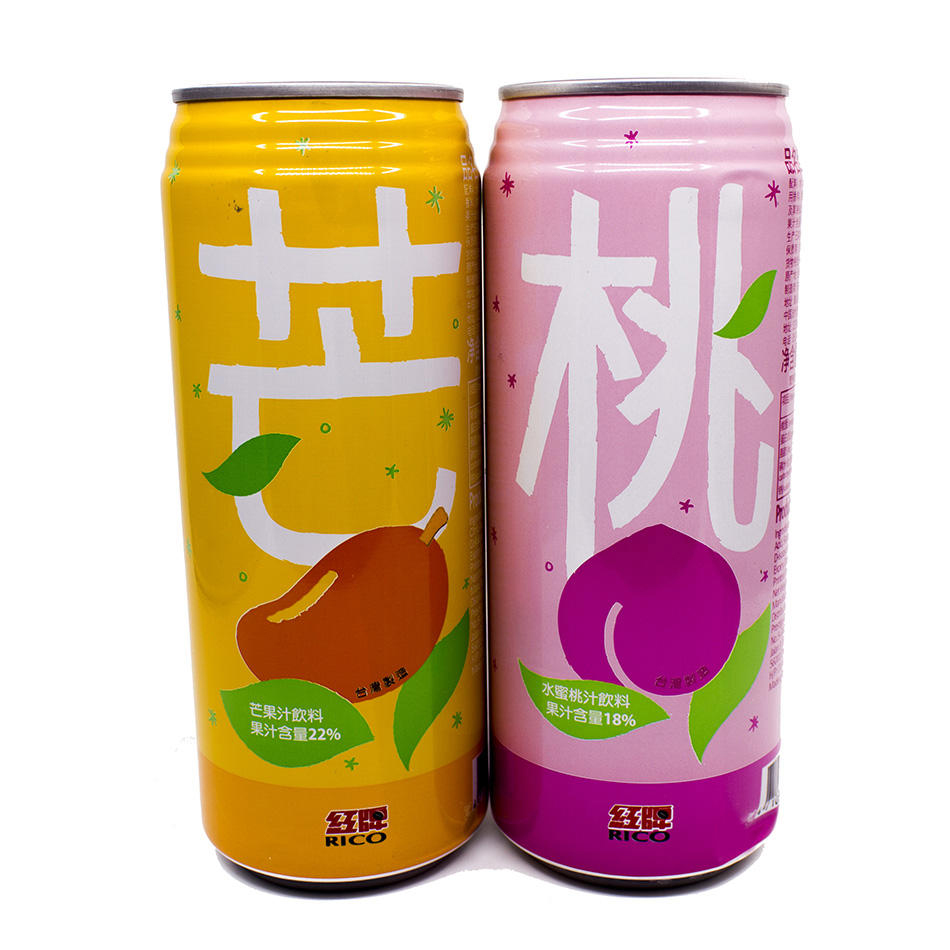 台湾红牌果汁饮料490ml大罐香蕉牛奶荔枝橙子多果味饮品