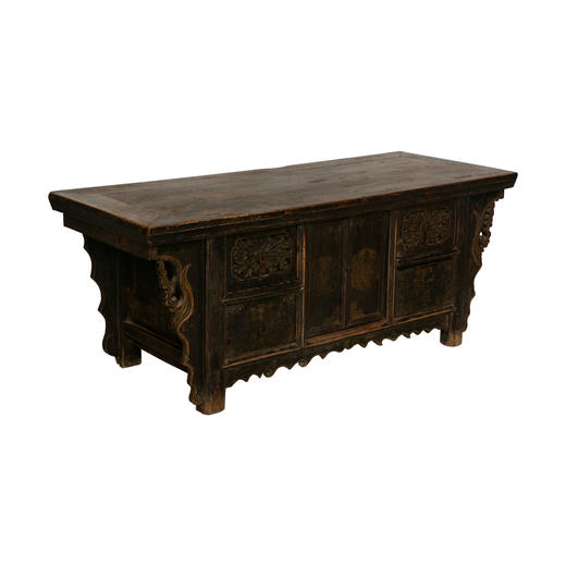 清晚期榆木古董家具炕桌地桌小柜QB17060060 Antique Elm wood Small cabinet 商品图2