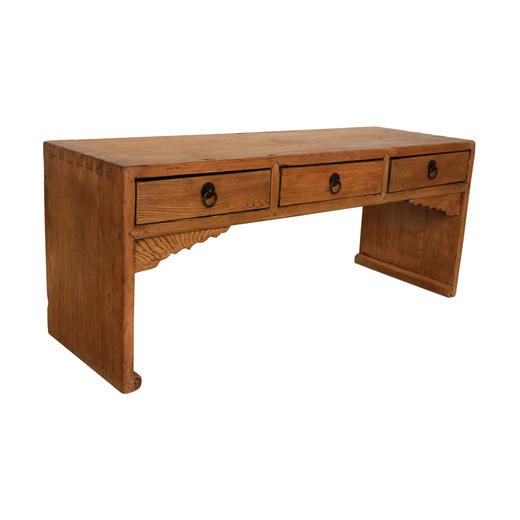 清晚期松木古董家具三屉下卷电视柜矮条几Q1804000816 Antique Pine wood Low table 商品图2