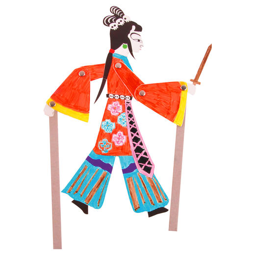 西游记人物皮影戏手工diy儿童绘画制作材料包幼儿园美劳新品