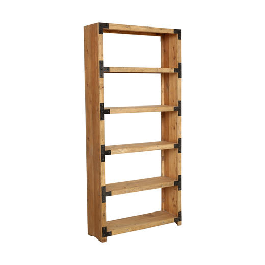 新仿榆木仿旧家具书架展示架书柜QB16060003 Newly made Elm wood Bookshelf 商品图2