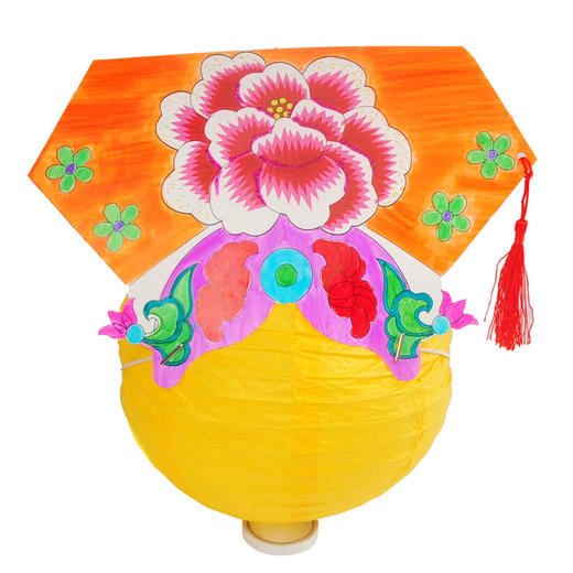 幼儿园课堂手工DIY格格旗头纸板头饰材料包 商品图14