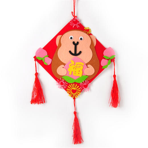 幼儿园课堂手工DIY不织布新年挂饰材料包 商品图3