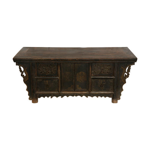 清晚期榆木古董家具炕桌地桌小柜QB17060060 Antique Elm wood Small cabinet 商品图1