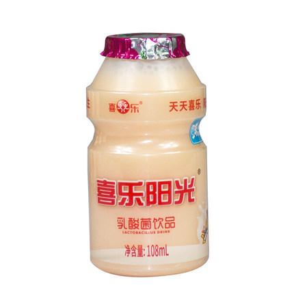喜乐菠萝阳光乳酸饮料108ml*4连， 商品图1