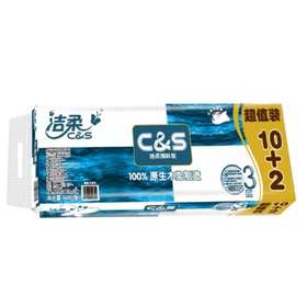 洁柔蓝面子系列140g卫生纸（12卷装）