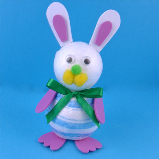 幼儿园课堂手工DIY 小兔和小鸡保利龙材料包 商品图13