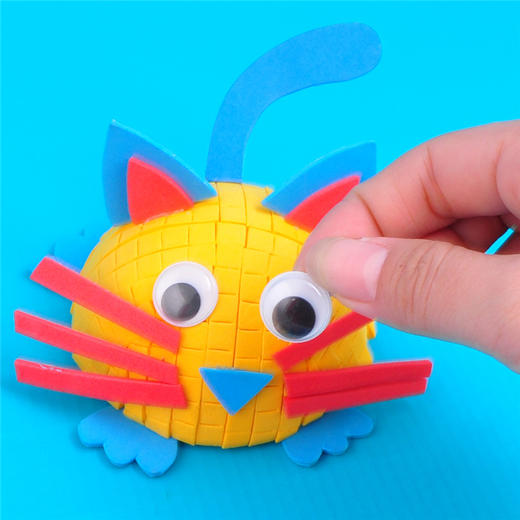 幼儿园课堂手工DIY半球保利龙小动物材料包 商品图12