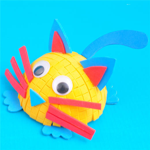 幼儿园课堂手工DIY半球保利龙小动物材料包 商品图13