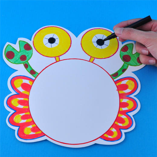 幼儿园课堂手工DIY半球保利龙大螃蟹材料包 商品图3