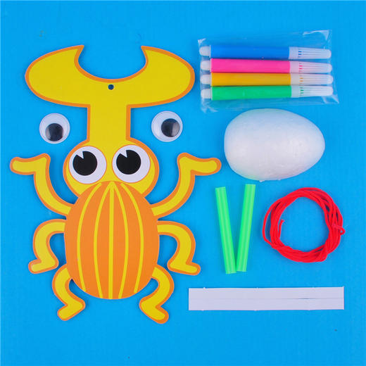 幼儿园课堂手工DIY昆虫爬高高保利龙材料包 商品图7
