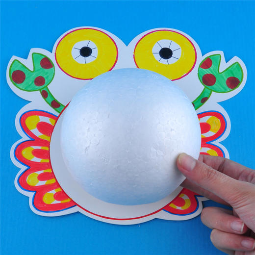 幼儿园课堂手工DIY半球保利龙大螃蟹材料包 商品图5