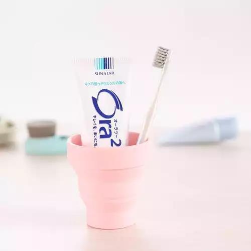 旅行户外折叠硅胶水杯漱口杯伸缩杯 商品图3