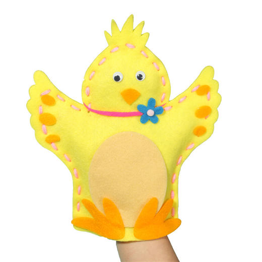 幼儿园课堂手工DIY创意工具，不织布手偶材料包 商品图2