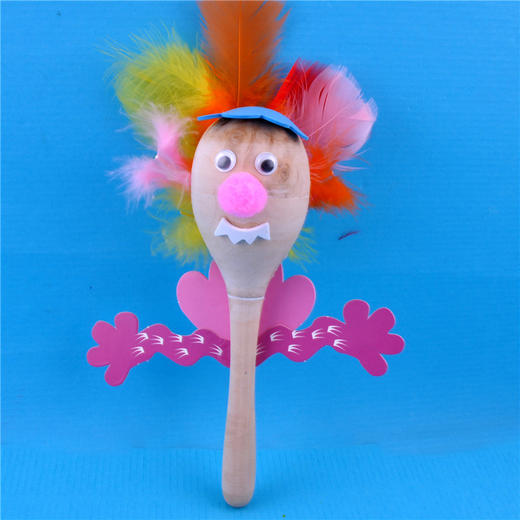 幼儿园课堂手工DIY创意手工音乐沙锤材料包含配件 商品图6