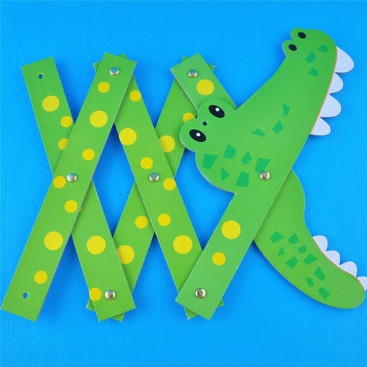 幼儿园课堂手工DIY创意手工，鳄鱼怕怕材料包 商品图9