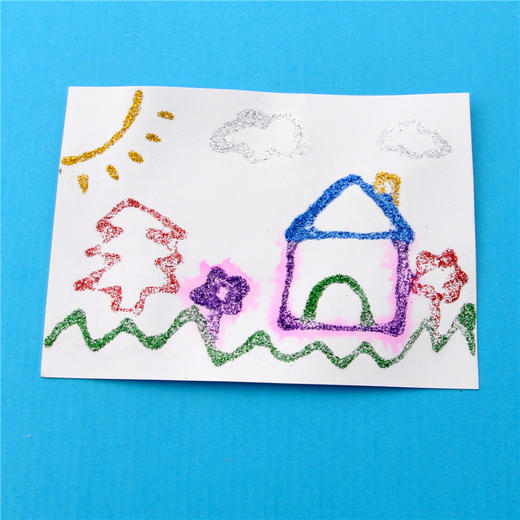 幼儿园课堂手工DIY手工美术美劳创意工具6ML金葱胶水（6支装） 商品图2