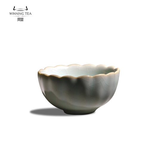 问鼎汝瓷收藏款天青莲花杯（缺货） 商品图4