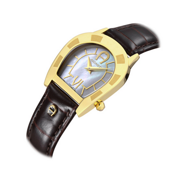 aigner艾格娜石英女士手表a30206b特价75折