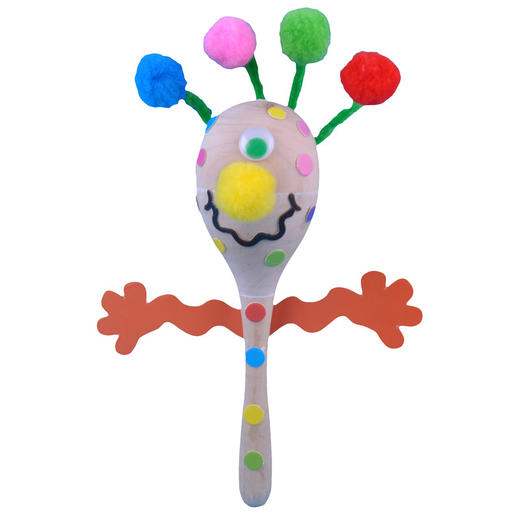 幼儿园课堂手工DIY创意手工音乐沙锤材料包含配件 商品图1