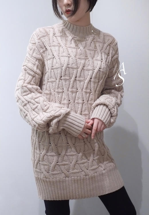 TOTEME 燕麦色Renazzo编织美丽奴毛衣 商品图0