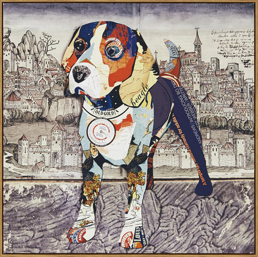 狗狗的环球旅行 装饰画 个性家居挂画 商品图2