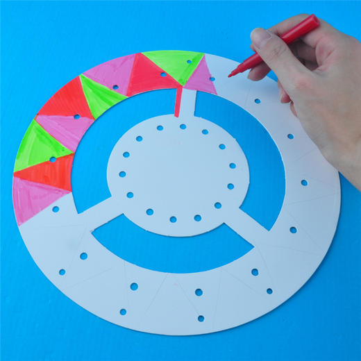 羽毛风铃MEi KE正品幼儿园手工制作装饰材料DIY绘画毛线缝制玩具 商品图4