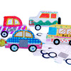 路面上的交通 幼儿园课堂手工DIY涂色小汽车创意手工 商品缩略图0