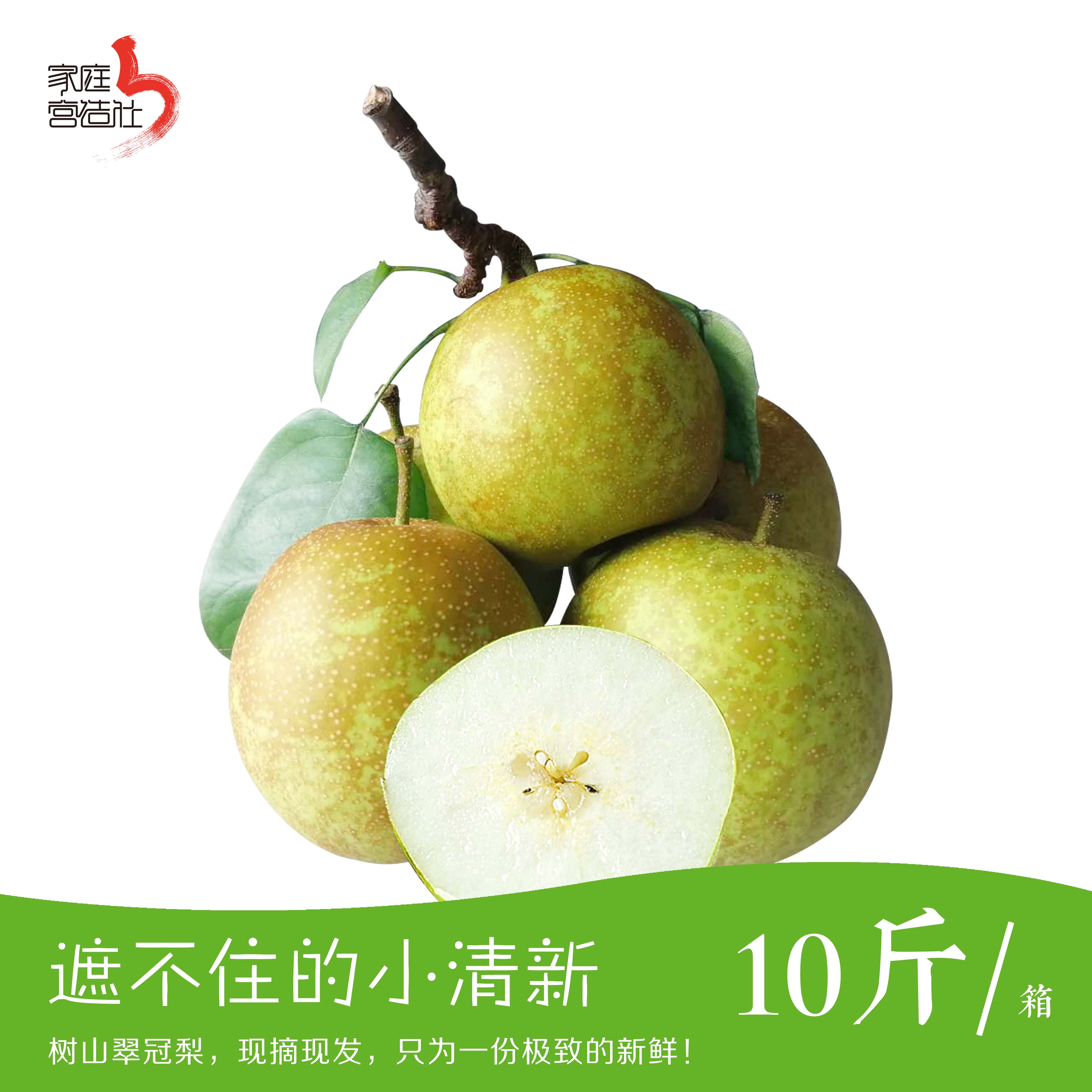 a 苏州树山翠冠梨 树山梨 树山脆冠梨 梨子 新鲜水果10斤装