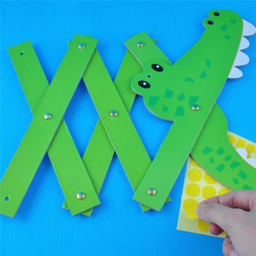 幼儿园课堂手工DIY创意手工，鳄鱼怕怕材料包 商品图8