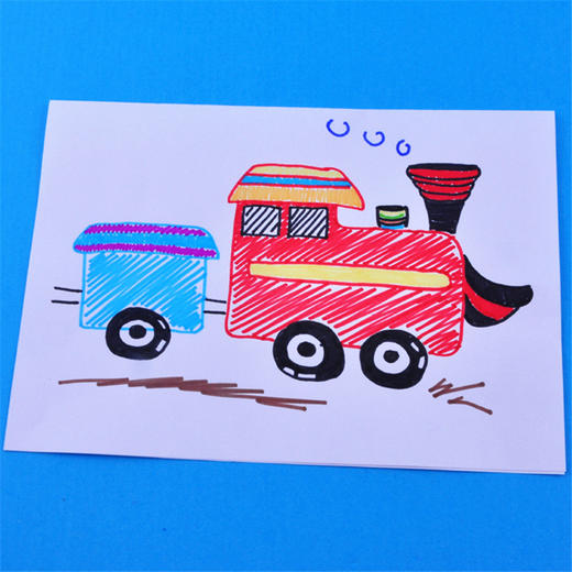 幼儿园课堂手工DIY手工创意工，6色水彩笔 商品图7