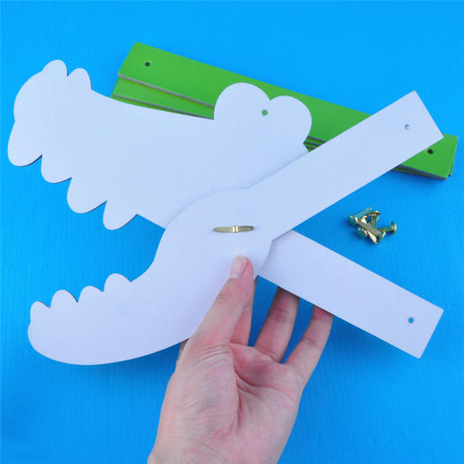 幼儿园课堂手工DIY创意手工，鳄鱼怕怕材料包 商品图3