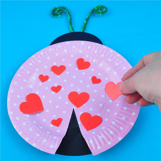 幼儿园课堂手工DIY创意手工纸盘瓢虫材料包 商品图3