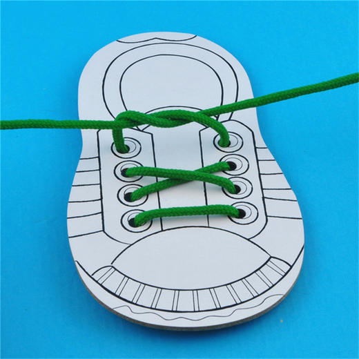 【美可—生活区】幼儿园课堂手工DIY创意手工 穿鞋带材料包 商品图5