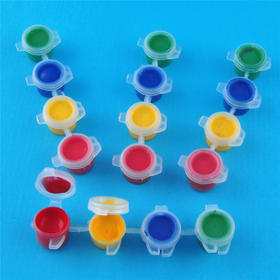 幼儿园课堂手工DIY手工创意美术绘画工具丙烯颜料（3ML4联）