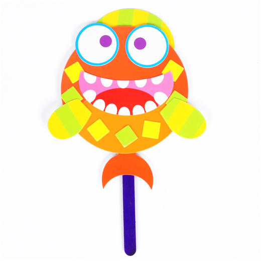 幼儿园课堂手工DIY创意手工 儿童手工纸扇材料包3个装 商品图13