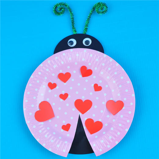 幼儿园课堂手工DIY创意手工纸盘瓢虫材料包 商品图2