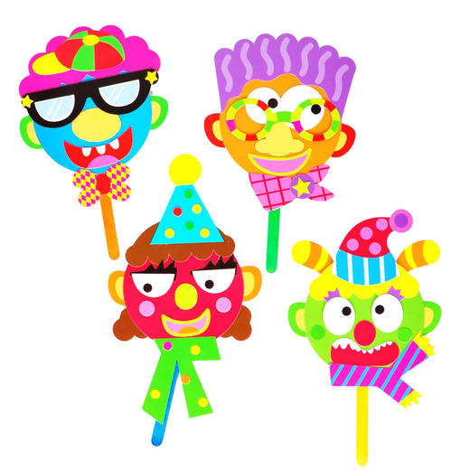 幼儿园课堂手工DIY创意手工 儿童手工纸扇材料包3个装 商品图5