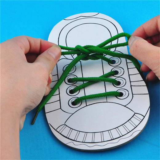 【美可—生活区】幼儿园课堂手工DIY创意手工 穿鞋带材料包 商品图7