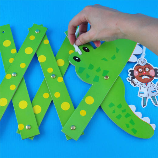 幼儿园课堂手工DIY创意手工，鳄鱼怕怕材料包 商品图12