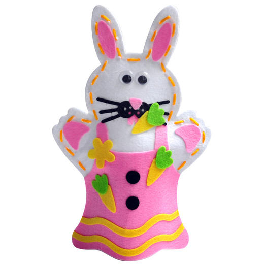 幼儿园课堂手工DIY创意工具，不织布手偶材料包 商品图7