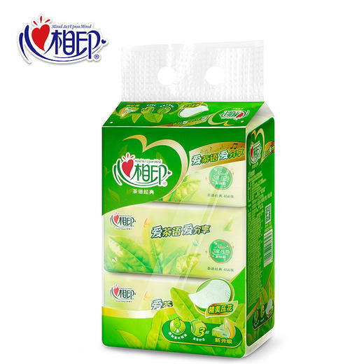 心相印茶语软抽纸巾一提3包共456抽 商品图0
